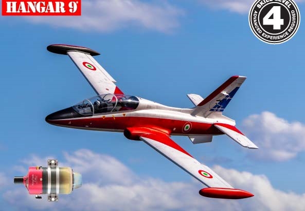 Hanger9 Aermacchi MB-339 60-86N Scale Military Turbine Jet ARF, 84" with KingTech K-86G4+ Turbine Combo - HAN3390BCKT86