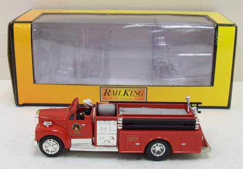 MTH 30-50034 O Red Diecast Fire Truck Company #219