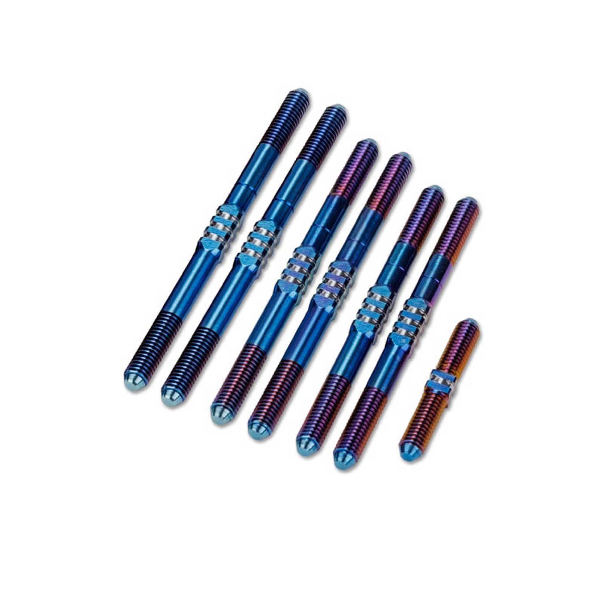 Schumacher Cat L1R Fin Turnbuckle Kit Burnt Blue (JCO2970-1)