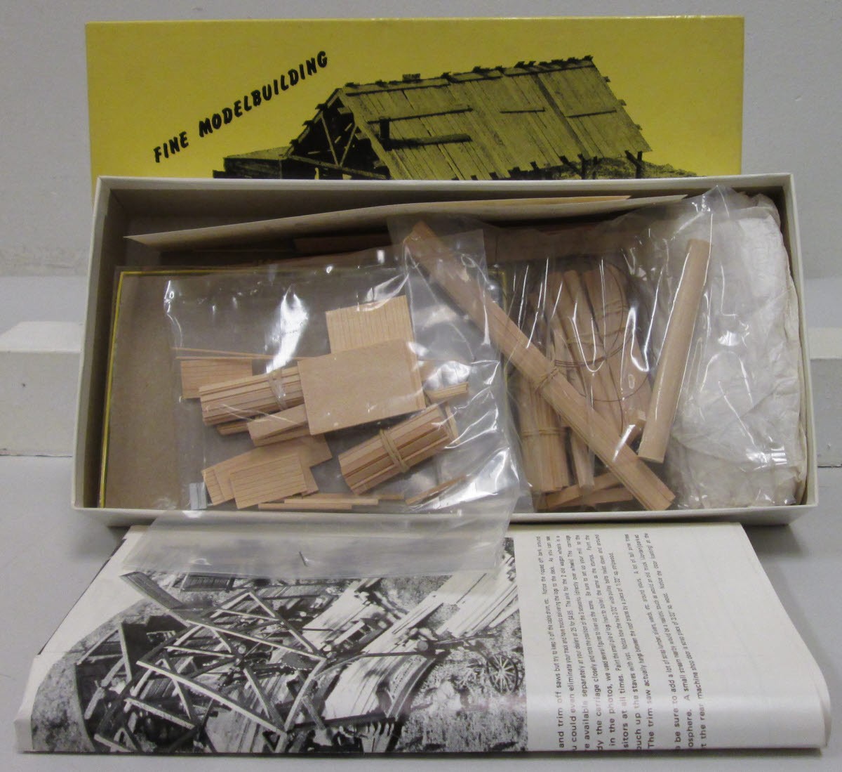 Fine Scale Miniatures 140 HO Scale Sawmill Laser-Cut Building Kit