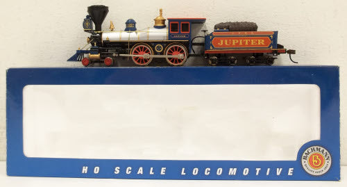 Bachmann 51124 HO CP 4-4-0 Jupiter Steam Locomotive & Tender #60 -DC