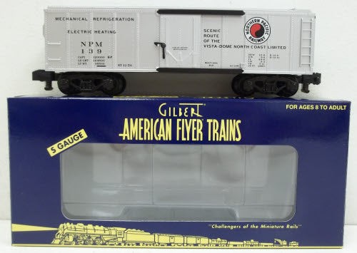 American Flyer 6-48809 S Gauge Northern Pacific Refrigerator Car #139