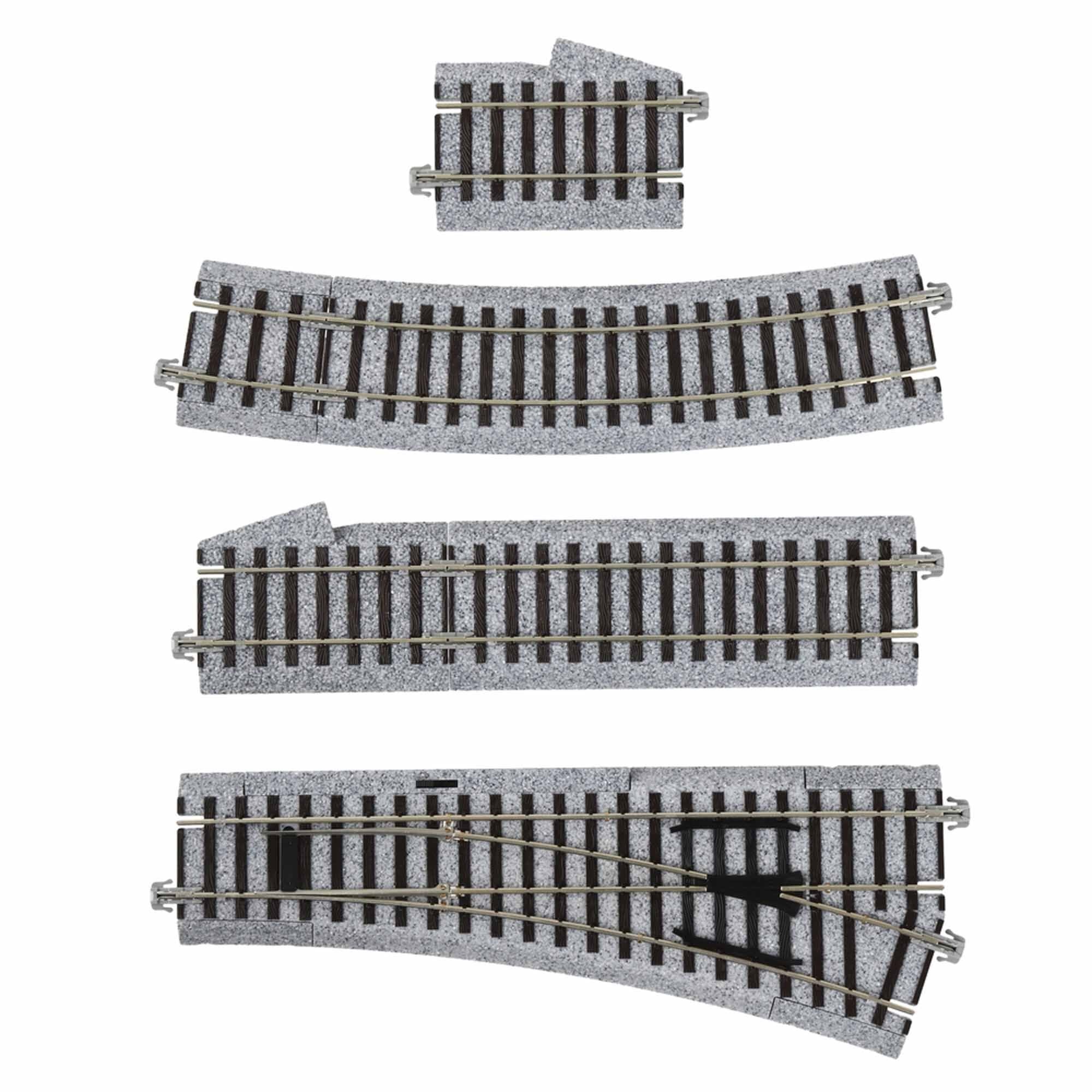 HO Right Turnout with 550mm Radius Curve (KAT2853)