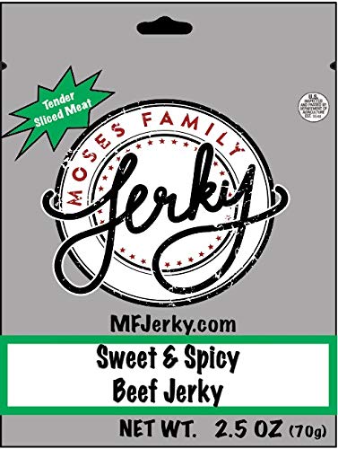 Moses Family Jerky Sweet & Spicy Beef Jerky