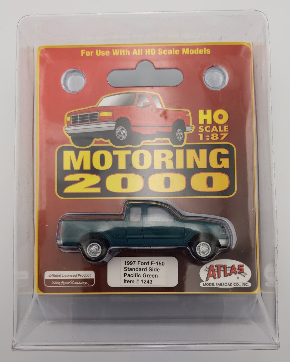 Atlas 1243 HO 1997 Ford F-150 Pickup Truck with Standard Side - Pacific Green