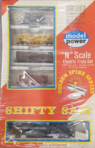 Model Power 1180 N Shifty Sam Electric Train Set