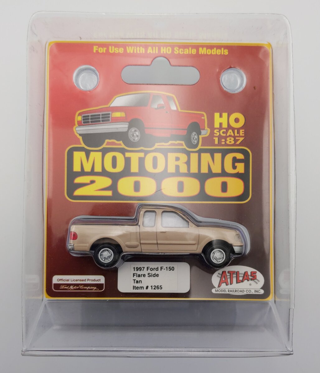 Atlas 1265 HO Scale 1997 Ford F-150 Pickup Truck with Flare Side - Tan