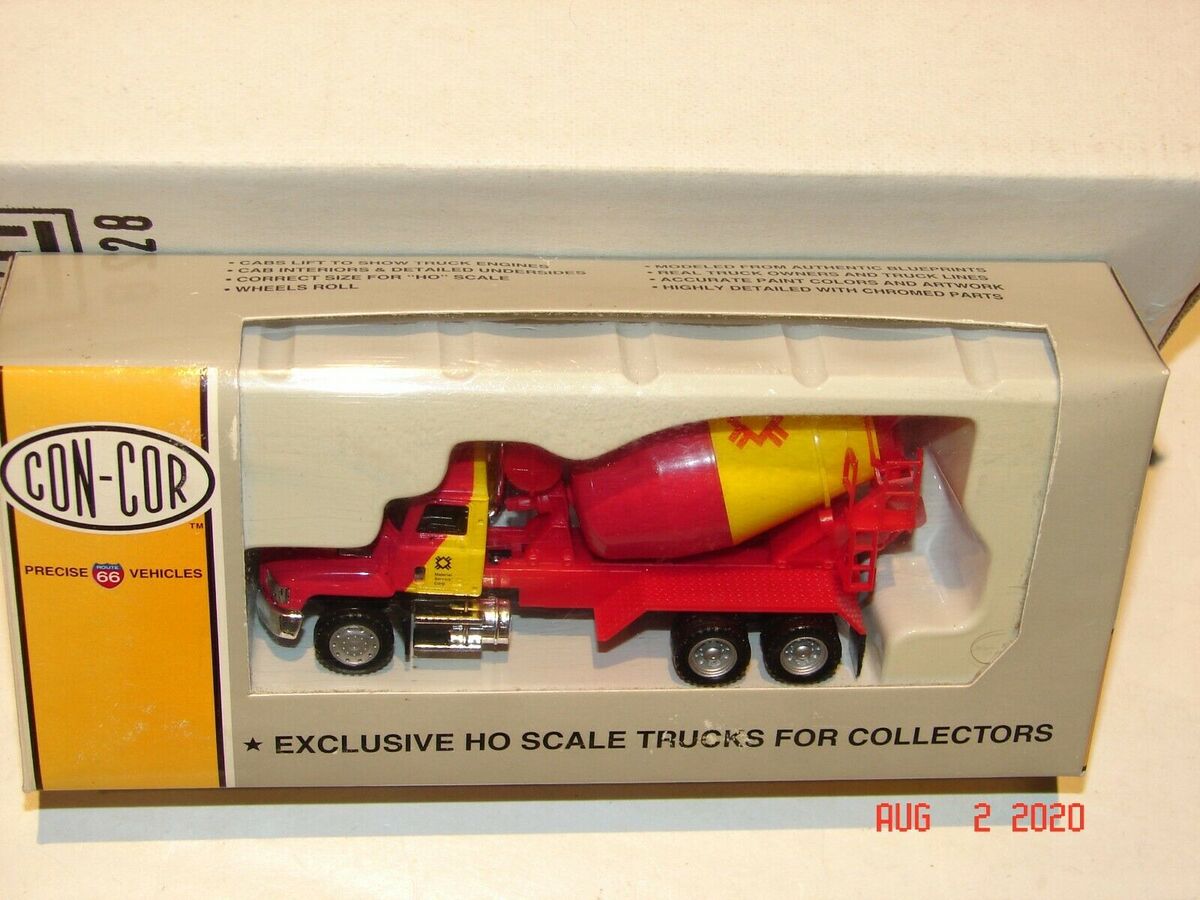 Con-Cor 0004-2023 HO Modern Cab Tractor "Material Service" Redi-Mix
