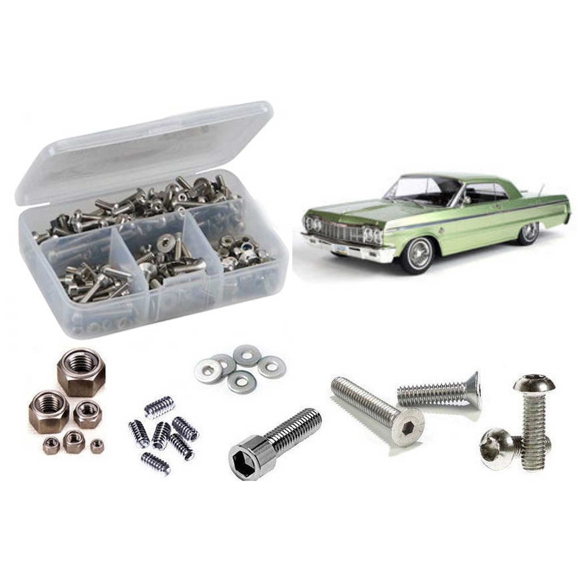 Stainless Steel Screw Kit for 1/10 Redcat 1964 Impala (RCZRER076)