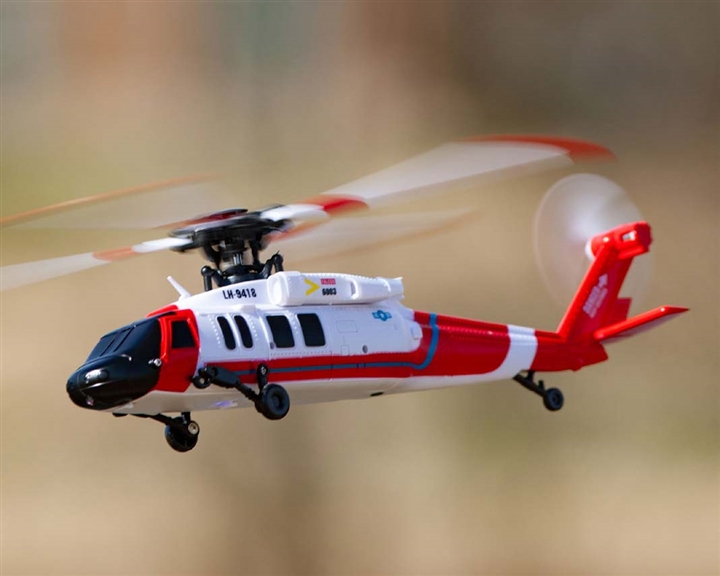 Hero-Copter BL, 4-Blade Brushless RTF Heli; Coast Guard,RGR6151