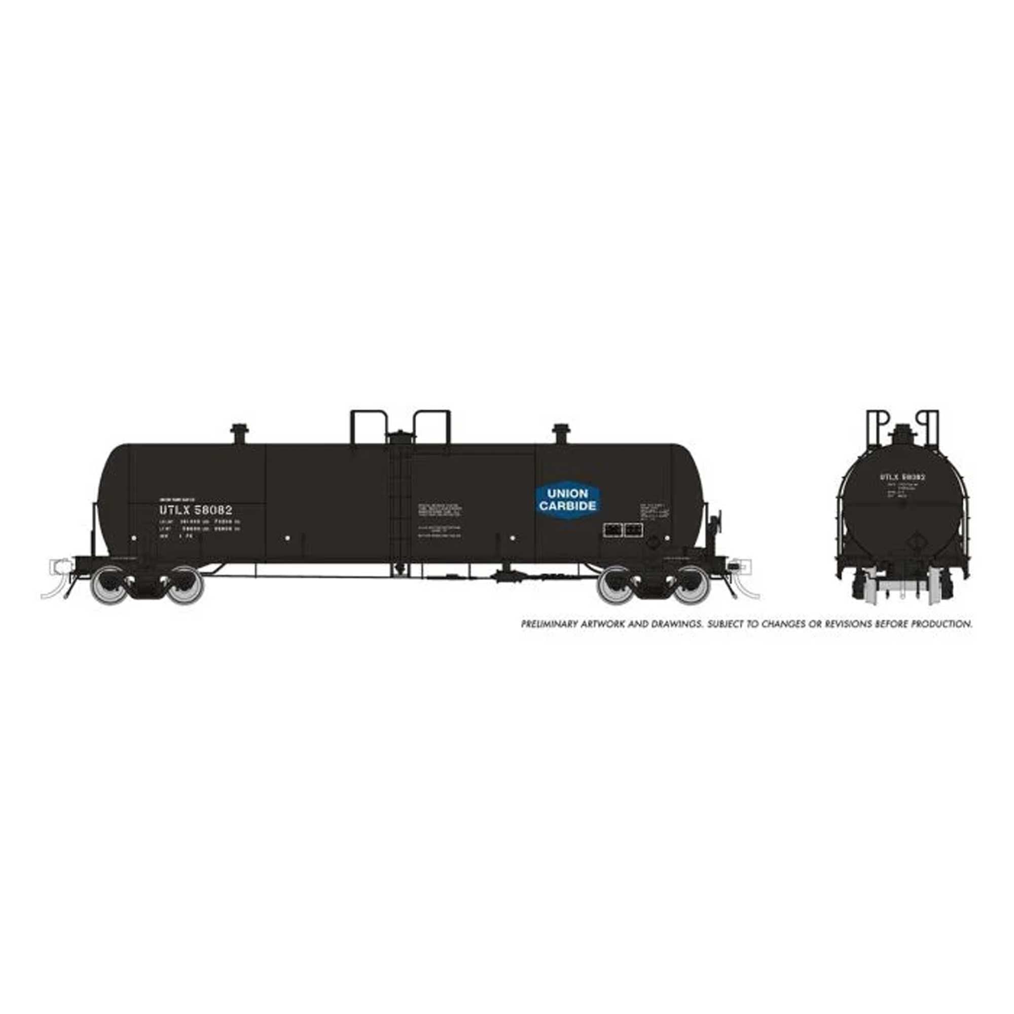 HO Procor 20K Gallon Tank Car Union Carbide 6-Pack (RPI135022)