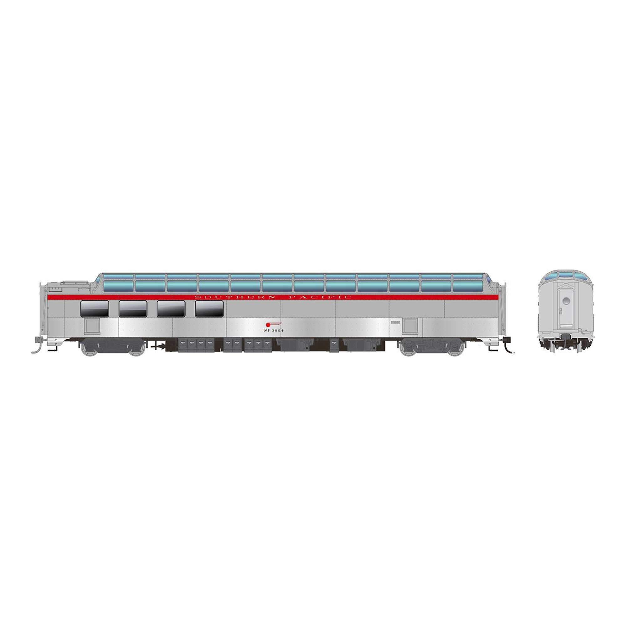 HO SP Dome-Lounge with Flat Sides, SP General Service #3603 (RPI175009)