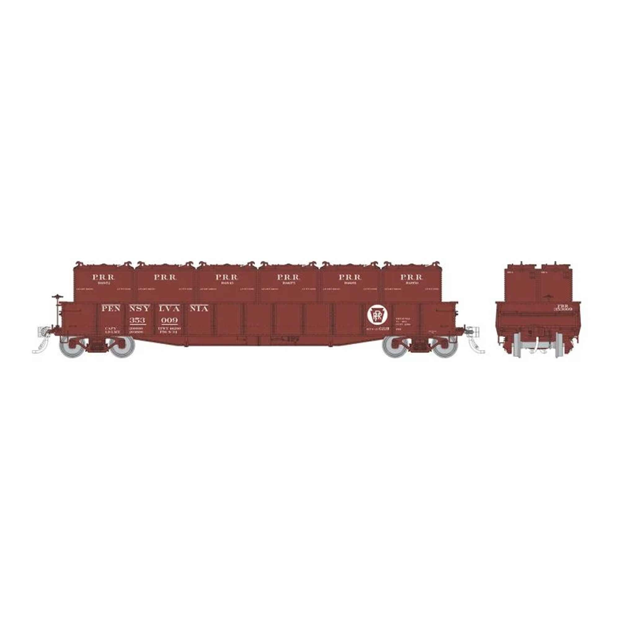 HO G22b Gondola with Containers for Pennsylvania Railroad (RPI194003A)