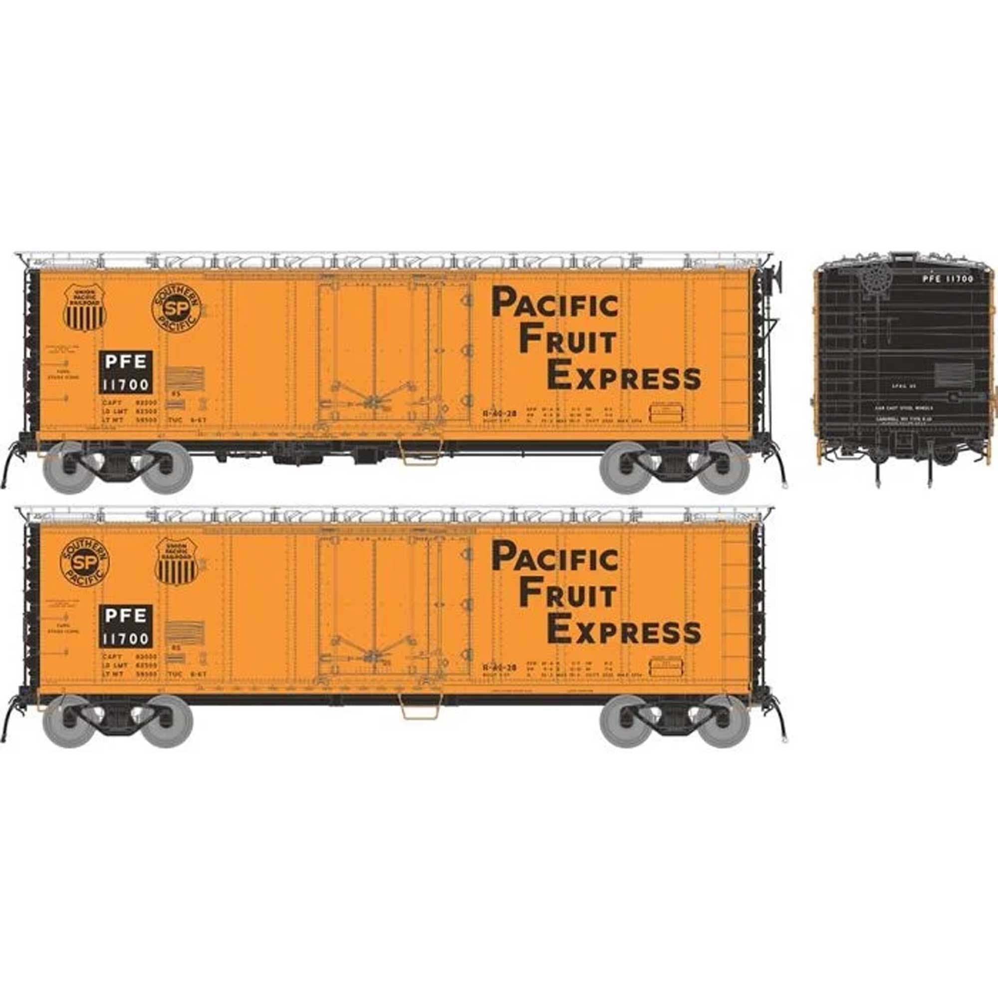 HO PFE R-40-28 Reefer Model (RPI196103A)
