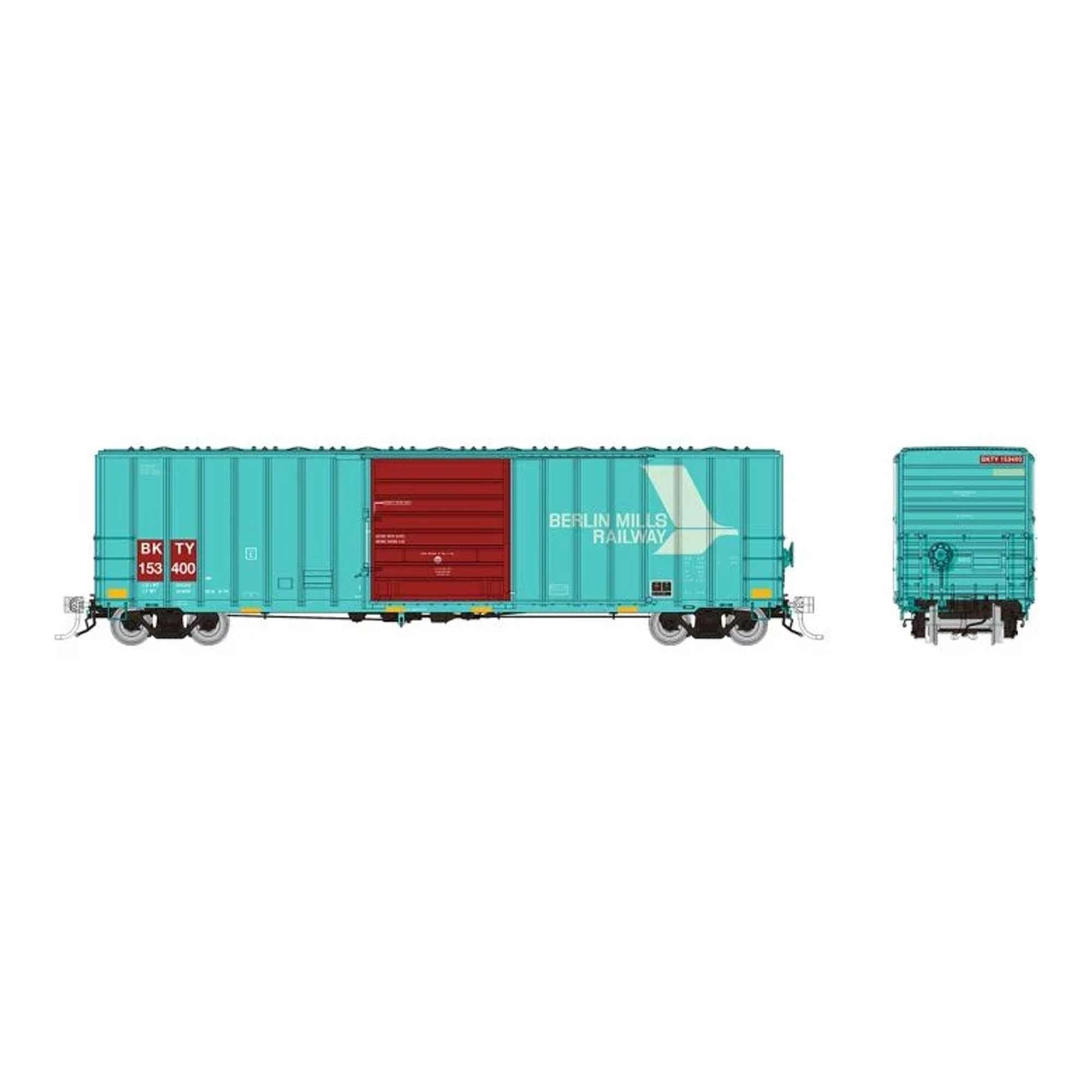 HO PC&F 5241 Cubic Foot Boxcar BKTY Patchout Single Car #1 (RPI198009A)