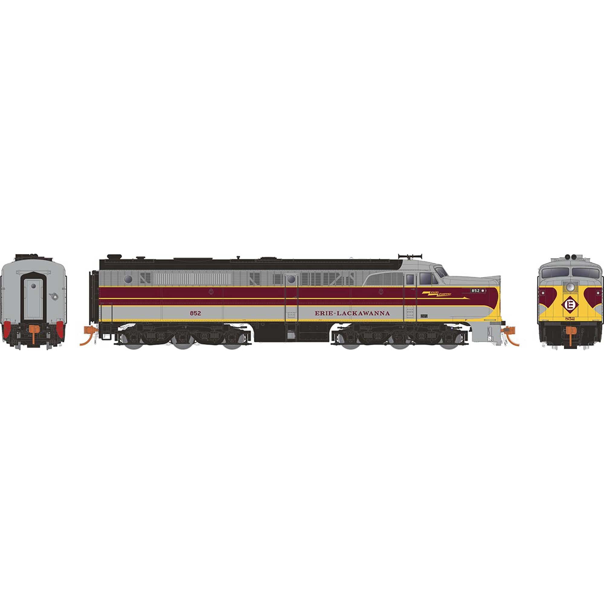HO PA-1 Locomotive EL #854 (RPI23048)