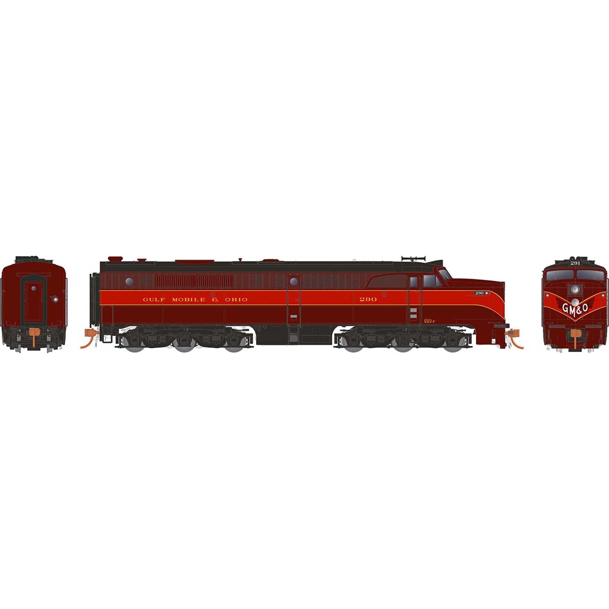HO PA-1 Locomotive GM&O #290 (RPI23050)