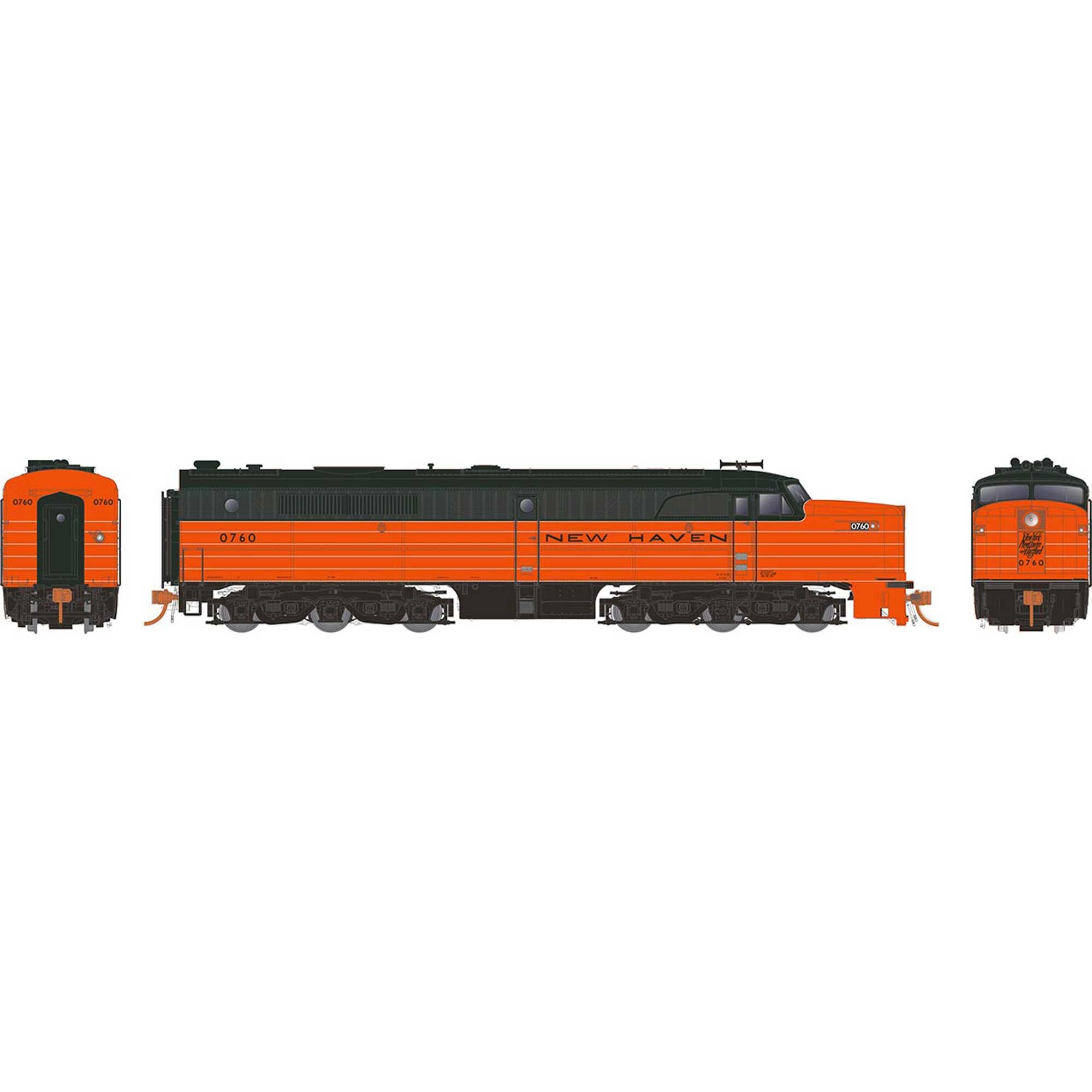 HO PA-1 Locomotive NH #0762 (RPI23059)