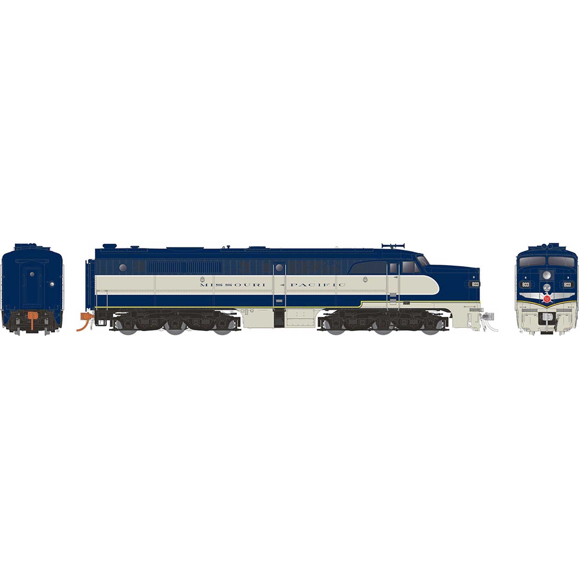 HO PA-2 Locomotive with DCC and Sound (RPI23553)