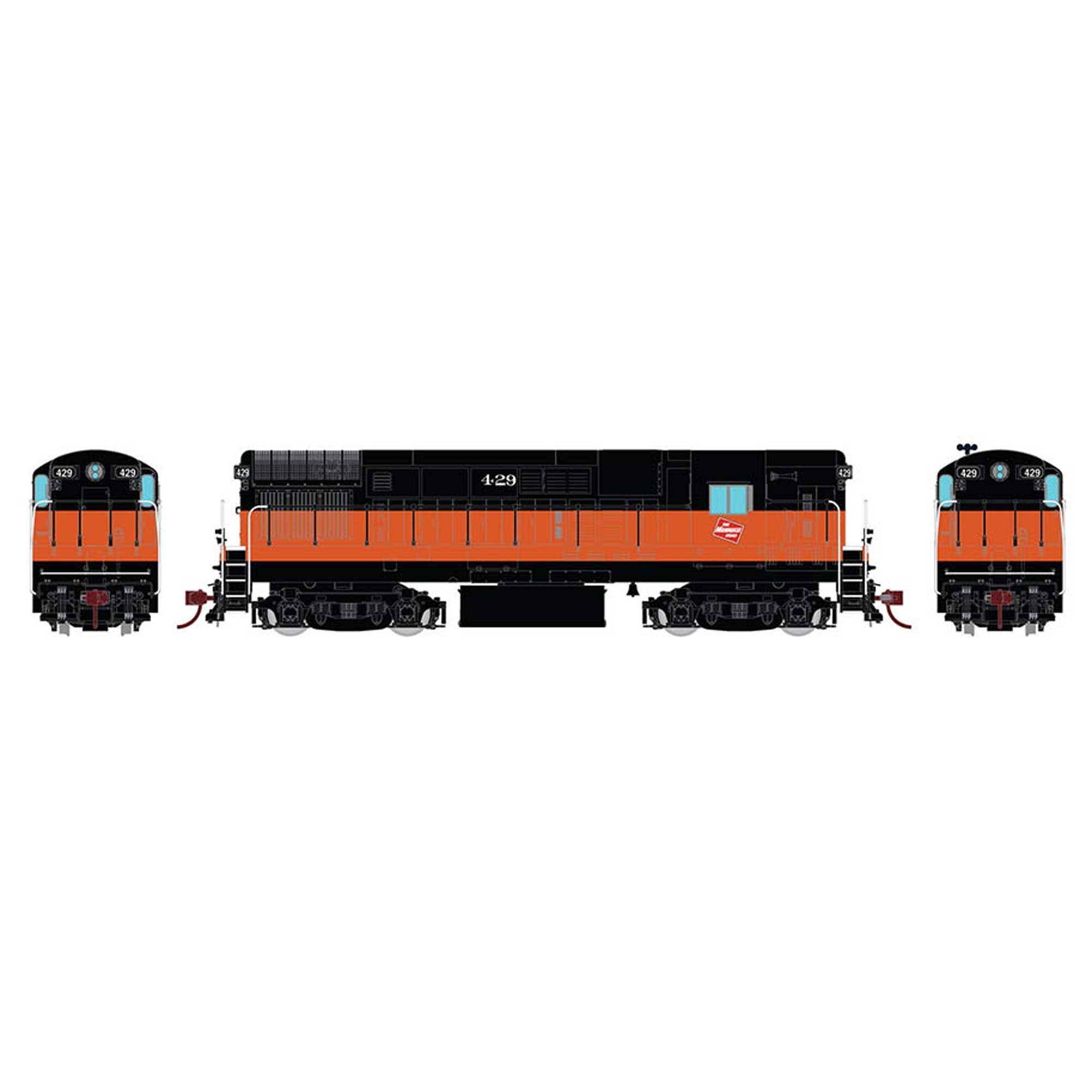 HO Scale H16-44 DC/DCC/S MILW Orange & Black #436 (RPI44508)