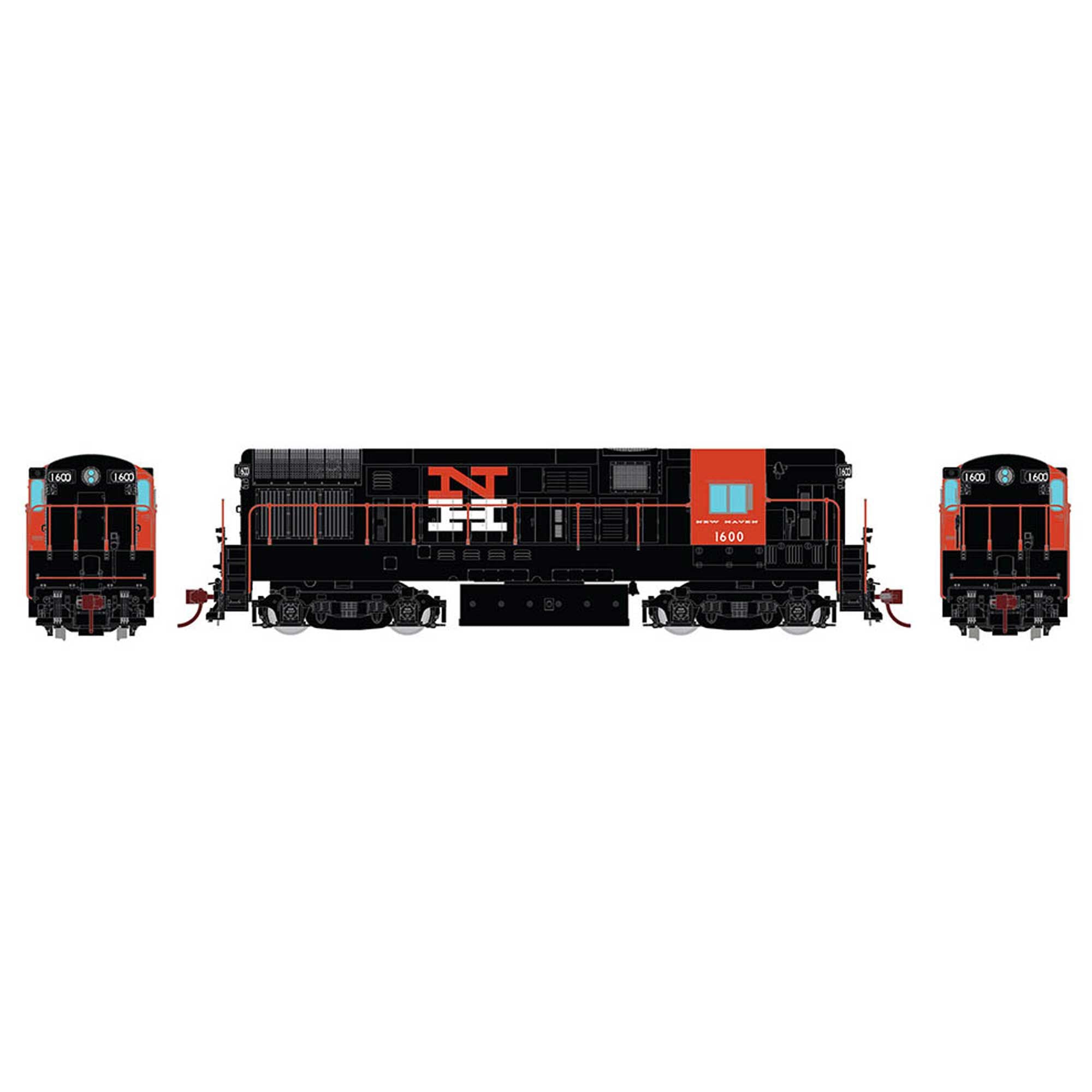 HO Scale H16-44 McGinnis Scheme Locomotive (RPI44509)