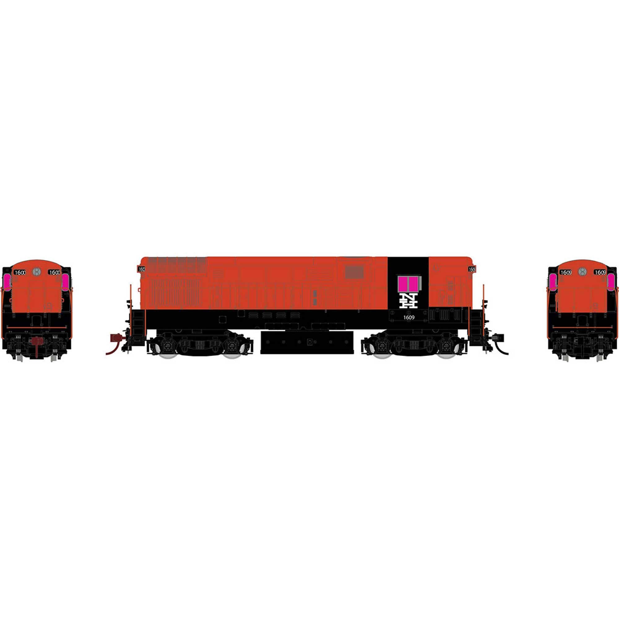 HO Scale H16-44 Diesel Locomotive DC/DCC/S NH Alpert Scheme #1609 (RPI44533)