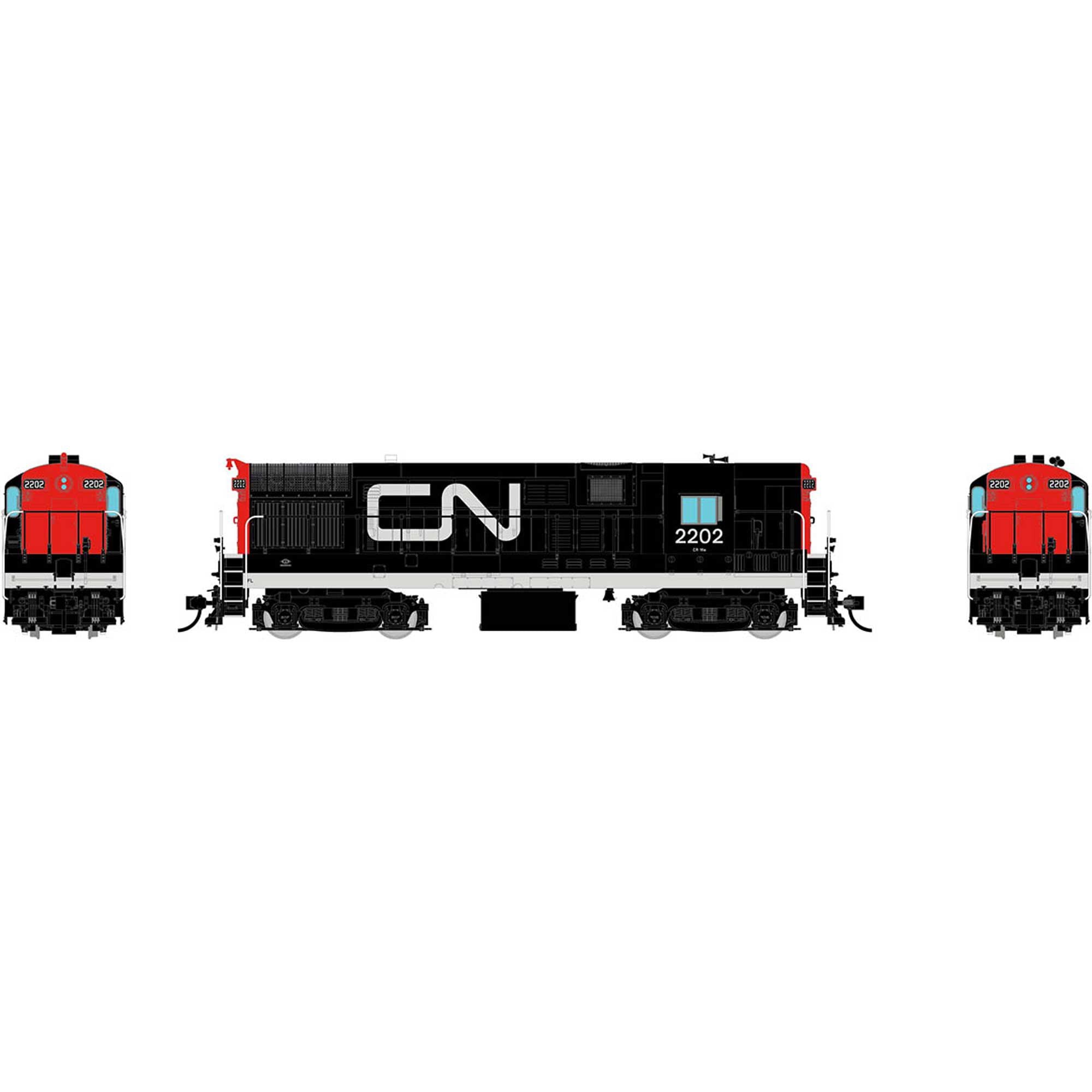 HO Scale H16-44 DC/DCC/S CN Wet Noodle #2202 (RPI44534)