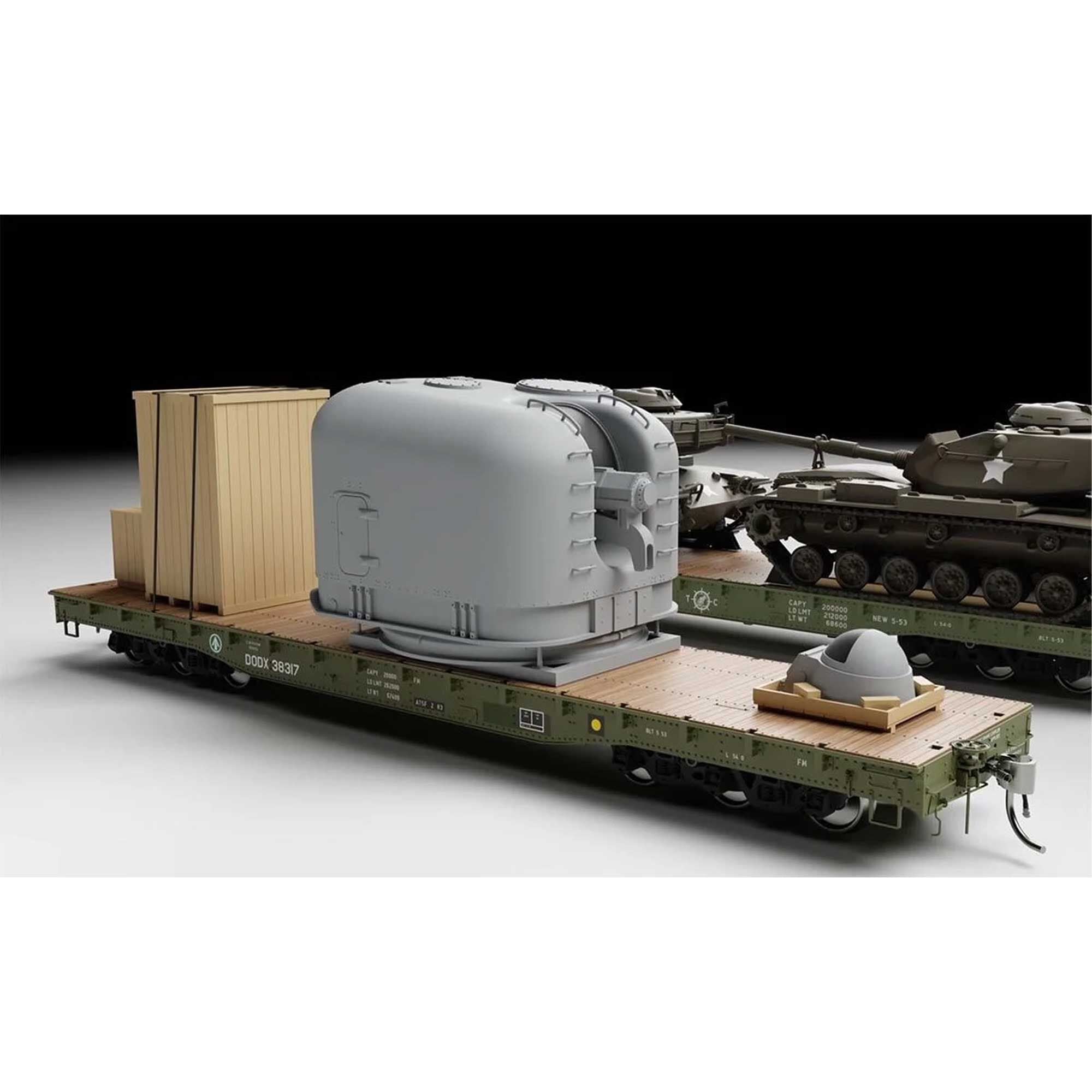 HO MK-42 5 Inch Naval Turret Model (RPI805001)