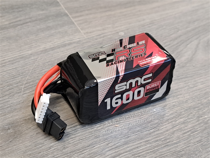 HCL-RS 22.2V-1600mAh-FPV Racing Pack : 16343-6S1P