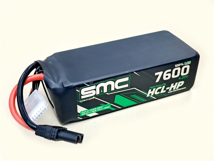 HCL-HP 22.2V 7600mAh 150C G10 Protection Plates, EC5, 76150-6S1P