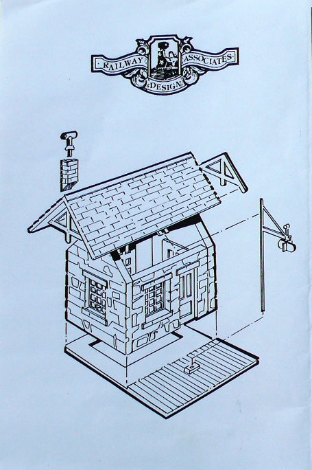 Railway Design Associates 306 O Scale Deer Creek-Mackinaw Way Station Kit