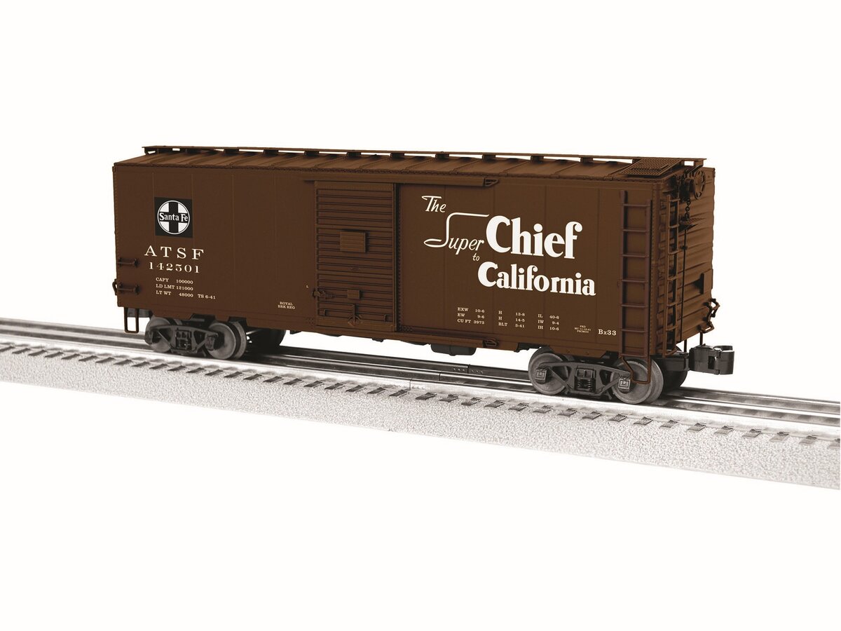 Lionel 6-83527 O Gauge Santa Fe PS1 Sound Boxcar #142501
