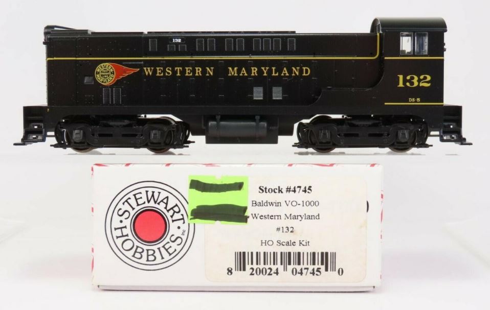 Stewart 4745 HO Western Maryland Baldwin VO-1000 Diesel Locomotive Kit