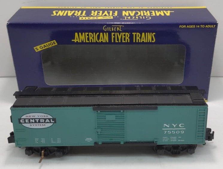 American Flyer 6-49048 S New York Central Operating Boxcar #75509
