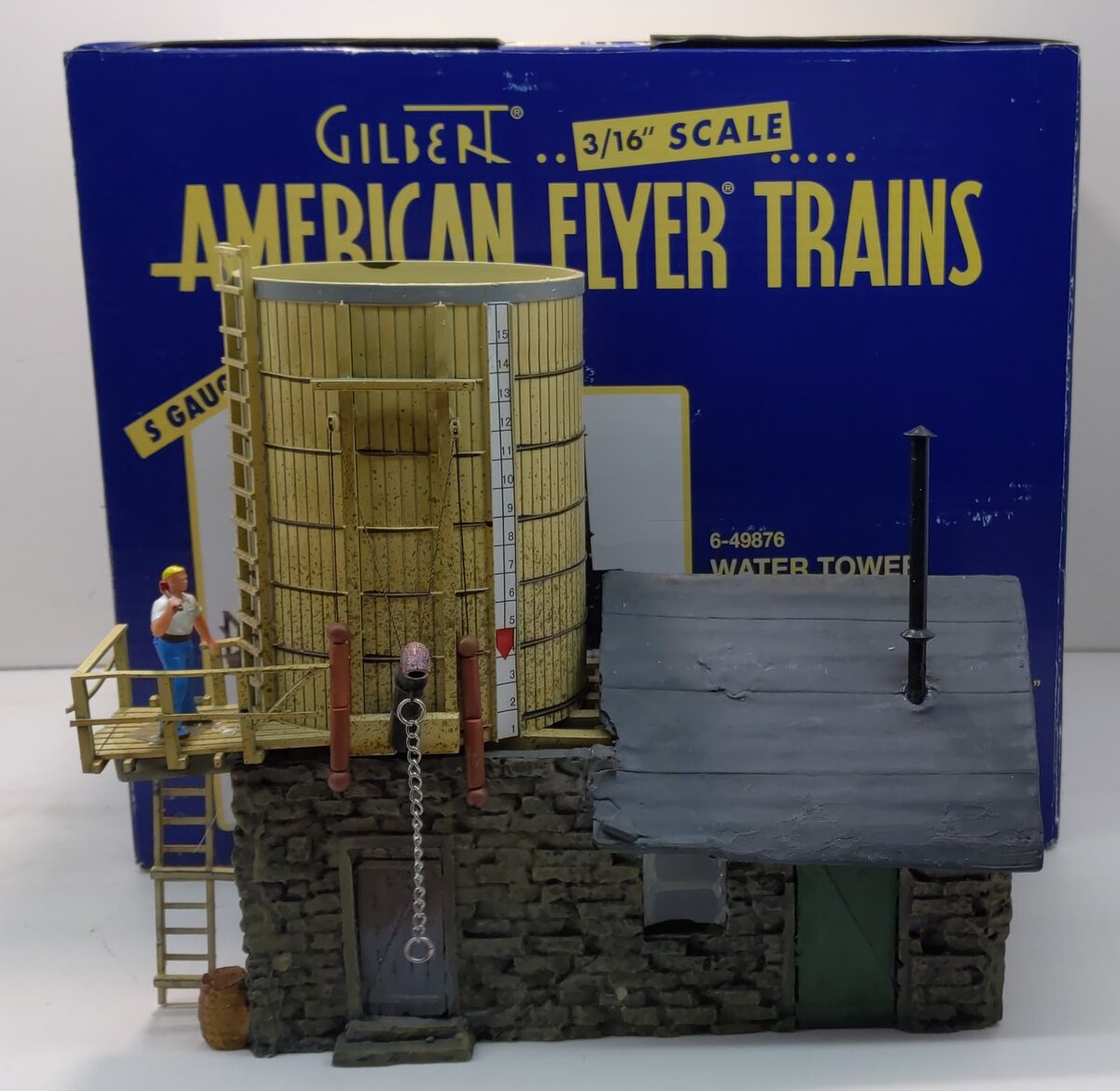 American Flyer 6-49876 S Scale Water Tower w/Shed Kit