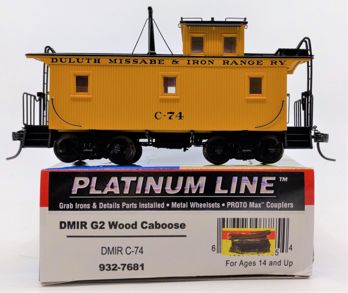 Walthers 932-7681 HO DM&IR DMIR Caboose #C-74