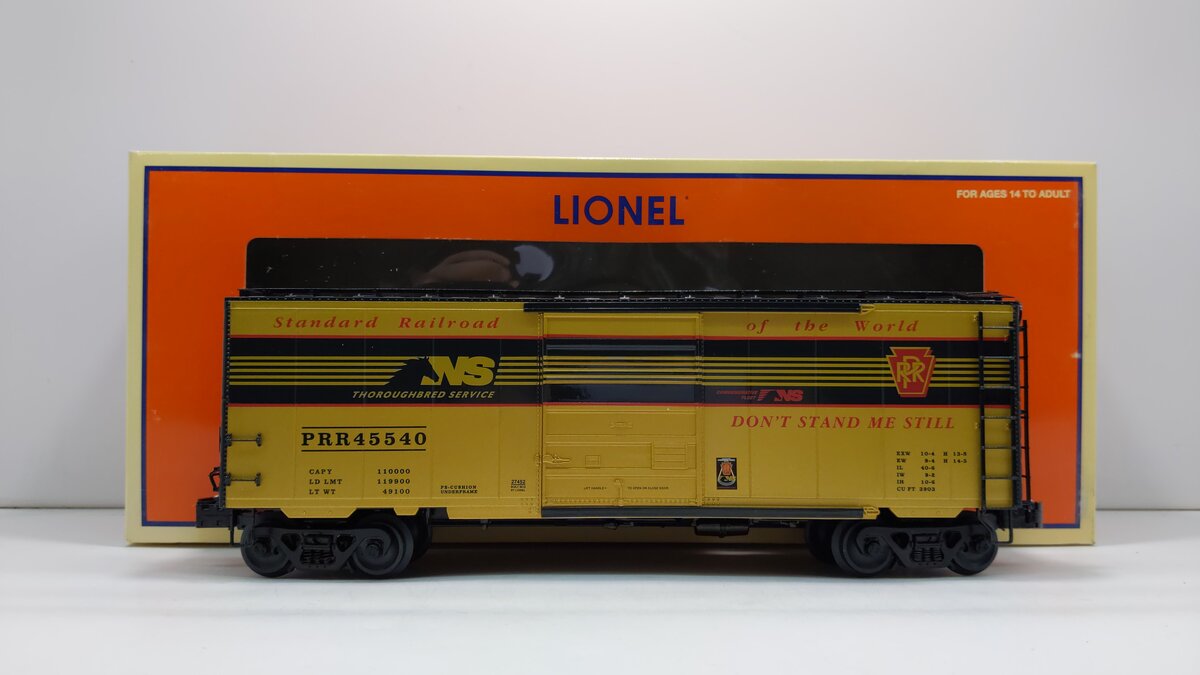 Lionel 6-27452 O Gauge Pennsylvania NS Heritage PS-1 Boxcar #45540