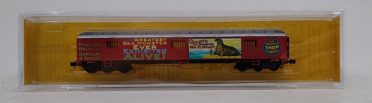 Micro-Trains 14900240 N Ringling Brothers "Goliath" 70' Heavyweight Horse Car