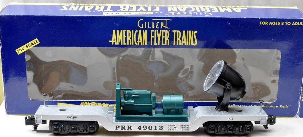 American Flyer 6-49013 S Pennsylvania Depressed Center Searchlight Car #49013