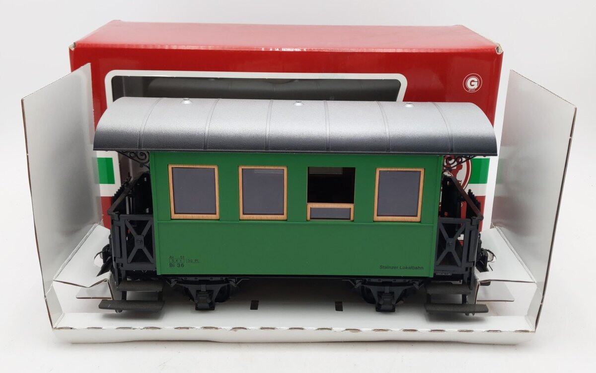 LGB 39074 G Scale DB Stainzer Lokalbahn "Flascherlzug" Car #BI36