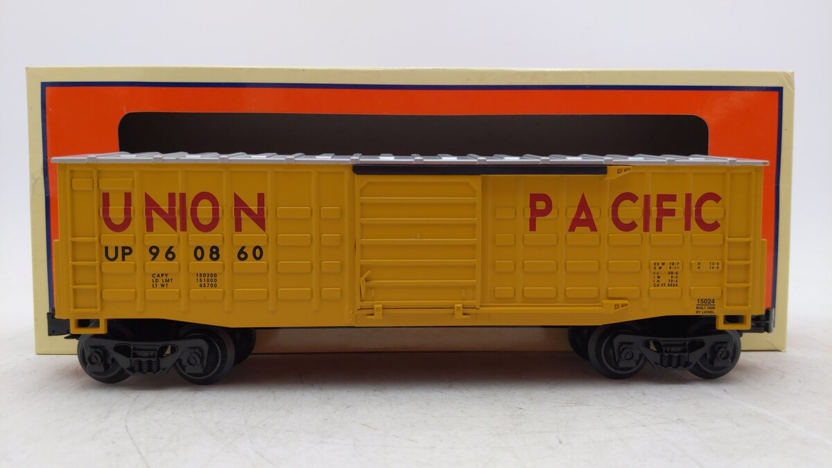 Lionel 6-15024 Union Pacific Waffle Boxcar