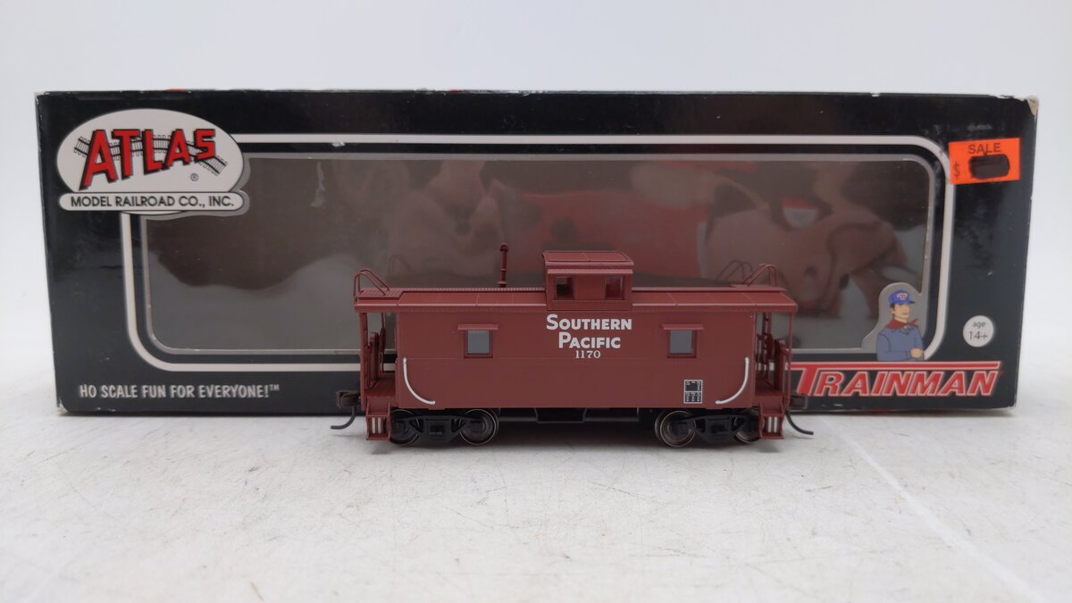 Atlas 20002417 HO Southern Pacific Trainman C & O Style Cupola Caboose #1170