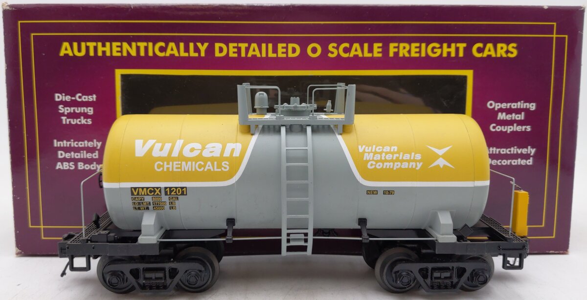 MTH 20-96190 Vulcan 8000 Gallon Tank Car #1201