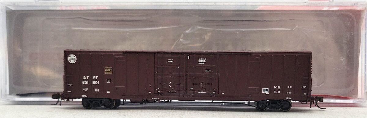 BLMA Models 18023 N Santa Fe Bx-166 60' Double Door Boxcar w/Logo #621501