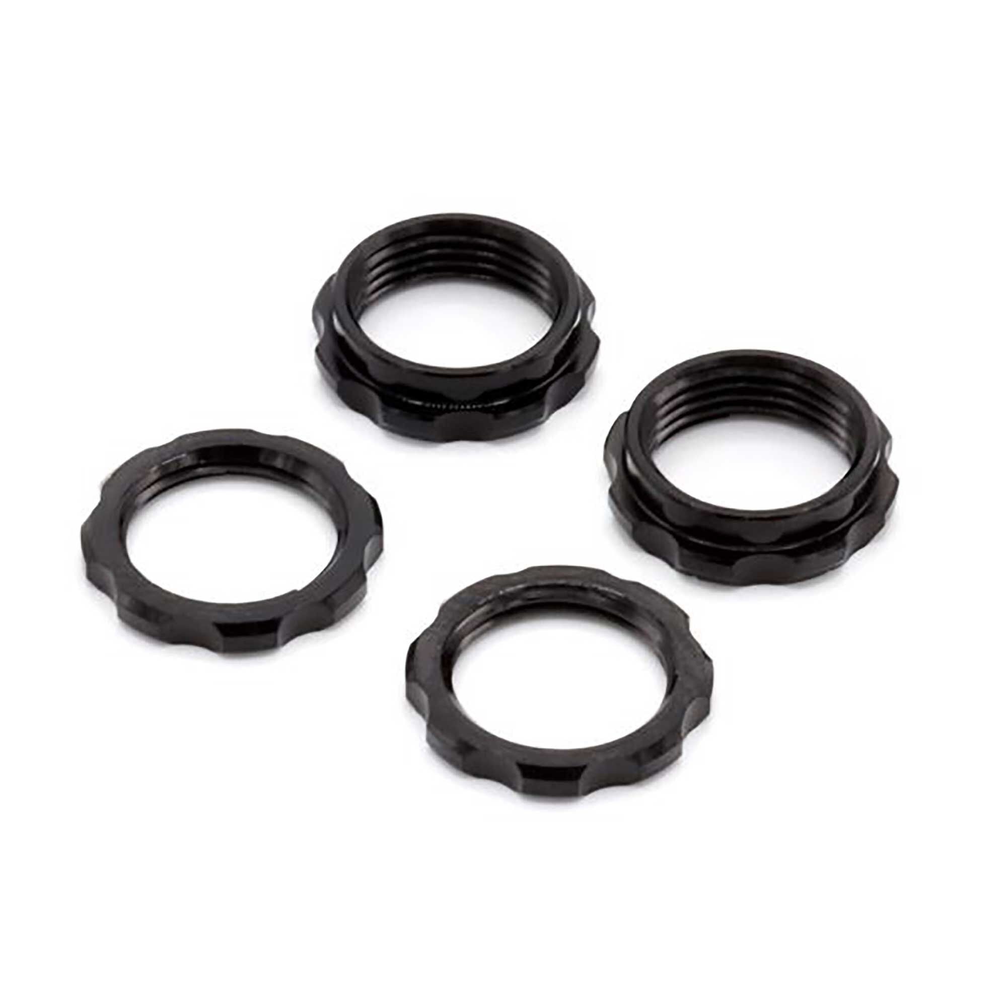 S8E Machined Spring Collars Black for Incision S8E Shocks (VPSIRC00517)