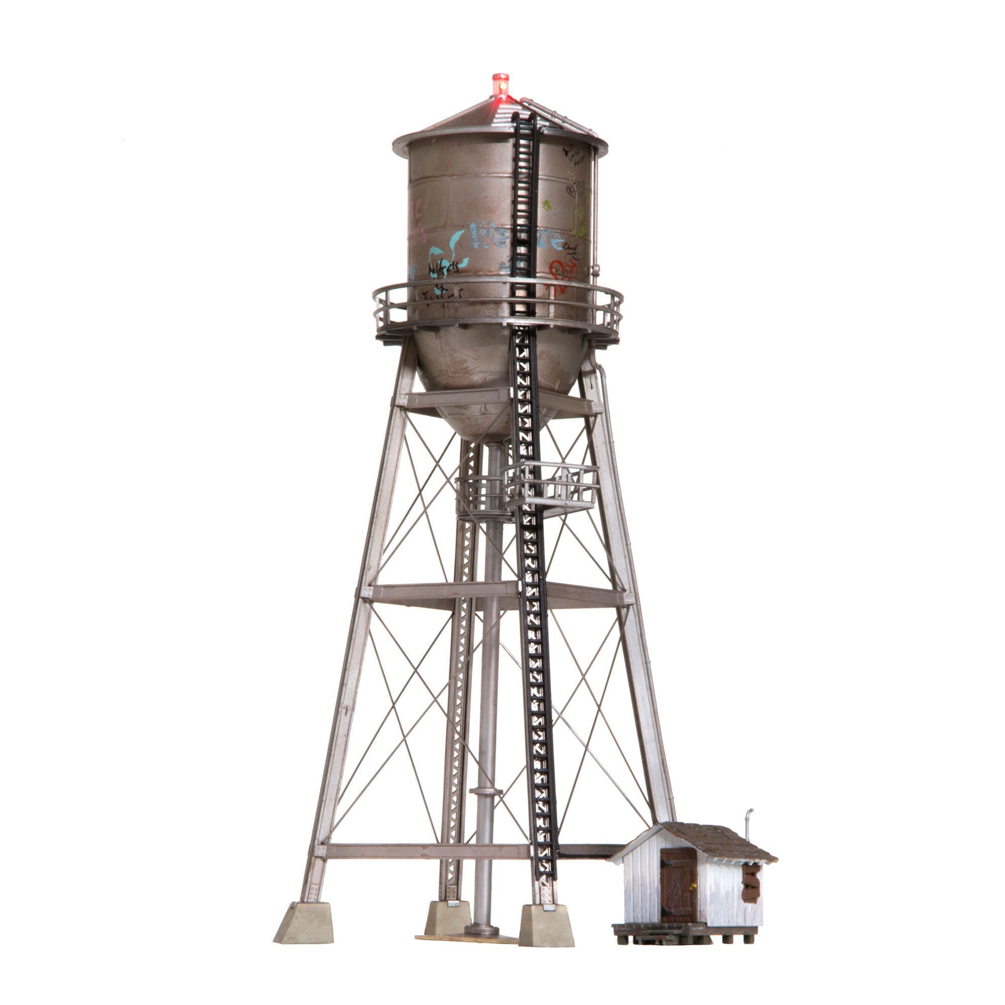 HO Built-Up Rustic Water Tower (WOOBR5064)
