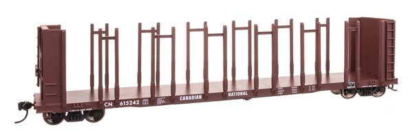 Walthers Mainline 910-50803 HO Scale 63' Pulpwood Flatcar RTR CN #615242