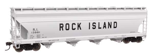 Walthers Mainline 910-49216 HO Scale ACF 5250 Hopper RTR Rock Island #13981
