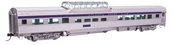 Walthers Mainline 910-30416 HO Scale 85' Budd Dome Coach RTR Atlantic Coast Line
