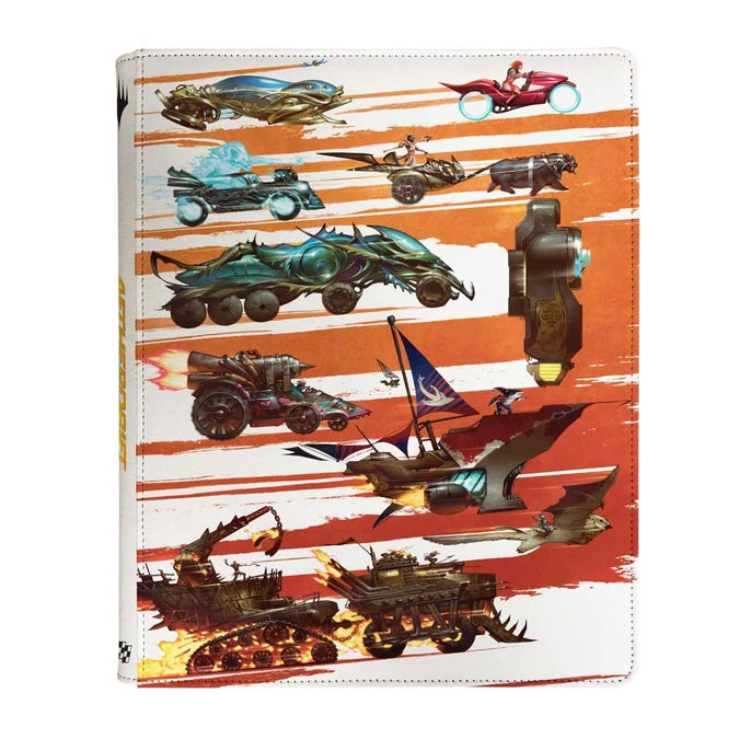 Ultra Pro: Aetherdrift Finish Line Bundle Key Art 9-Pocket Premium Zippered PRO-BINDER for Magic: The Gathering